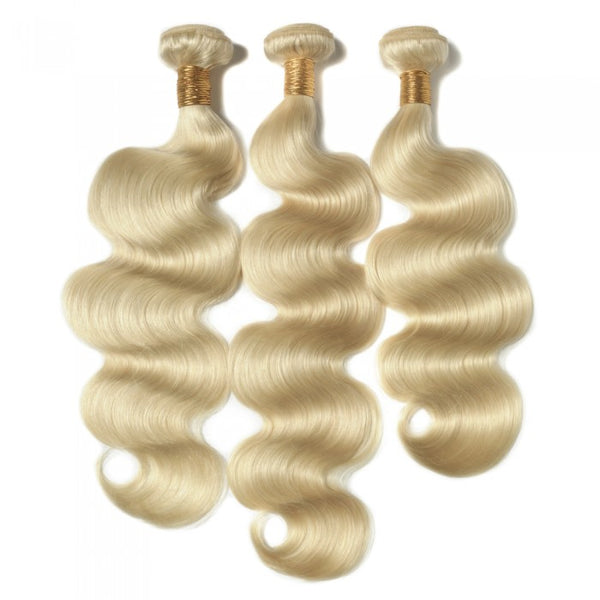 This is a Brazilian Body wave Blonde Virgin Hair