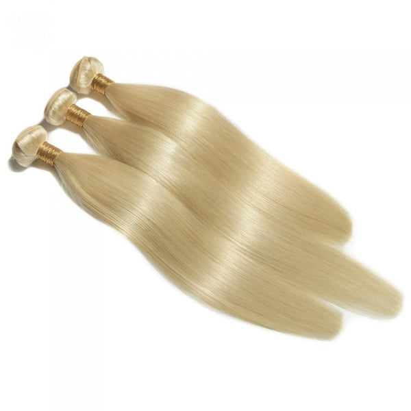 This is an Indian Straight Blonde Virgin Hair