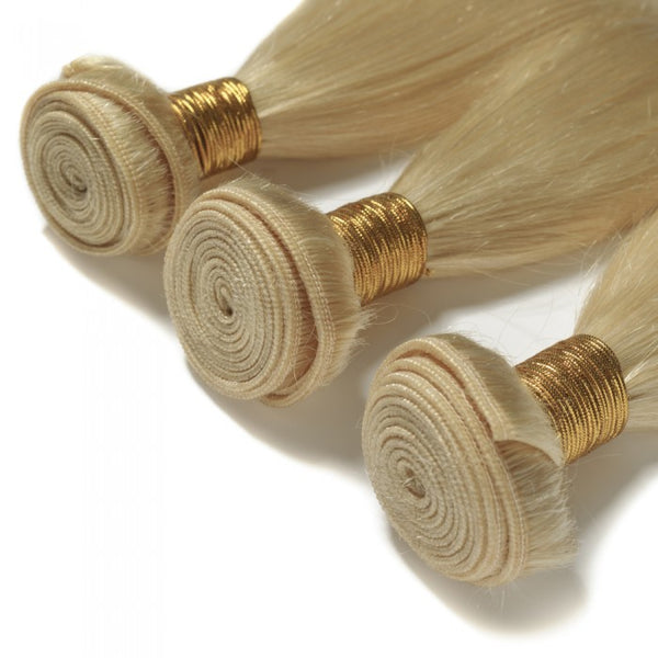 This is an Indian Straight Blonde Virgin Hair