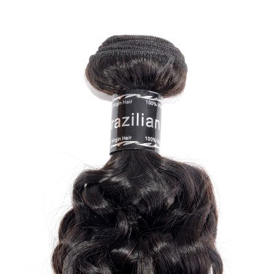 This is a Brazilian  Baby Curls Virgin Human Hair