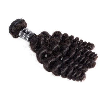 This is a Brazilian Loose Curly Virgin Human Hair