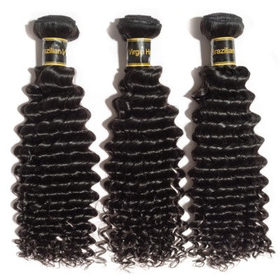 This is a Brazilian Deep Curly Virgin Human Hair
