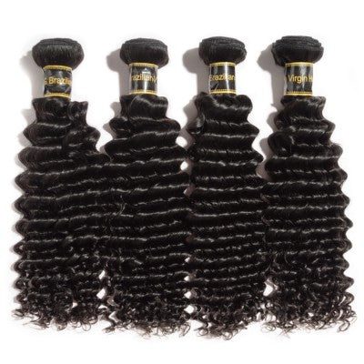 This is a Brazilian Deep Curly Virgin Human Hair
