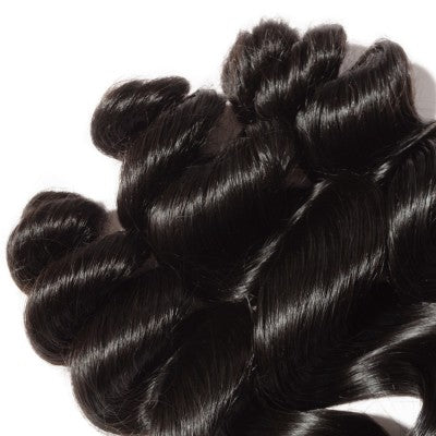 This is a Peruvian Loose Wavy  Virgin Human Hair\